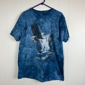 The Mountain Eagle Waterfall Tie Dye Graphic T-Shirt Nature‎ Outdoors Y2K